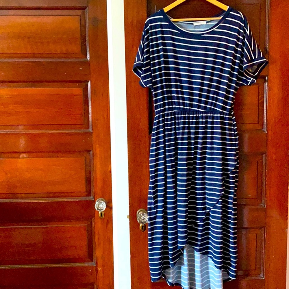 Plus size high low dress